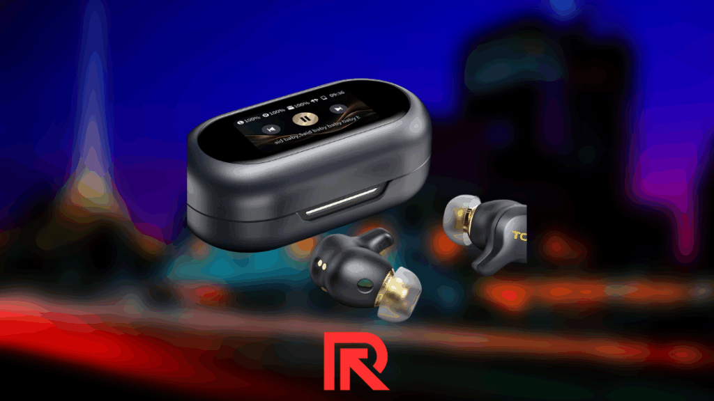 TOZO Golden X2 Pro earbuds with charging case